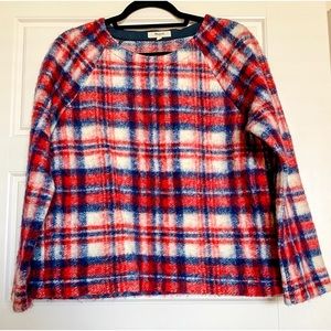 Madewell Plaid Heavy Weight Sweater